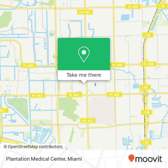 Plantation Medical Center map