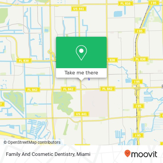 Mapa de Family And Cosmetic Dentistry