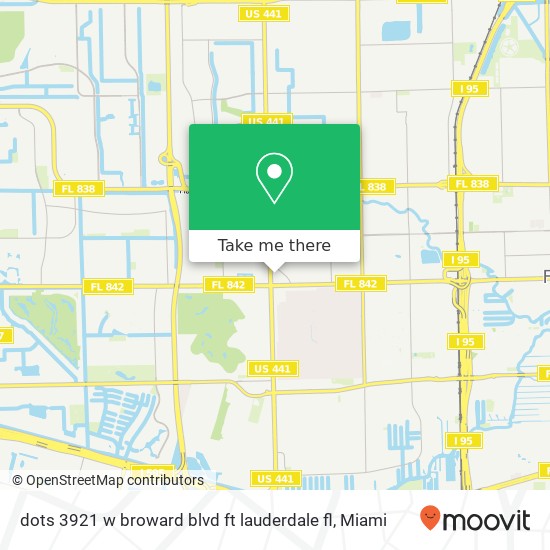 dots 3921 w broward blvd ft lauderdale fl map