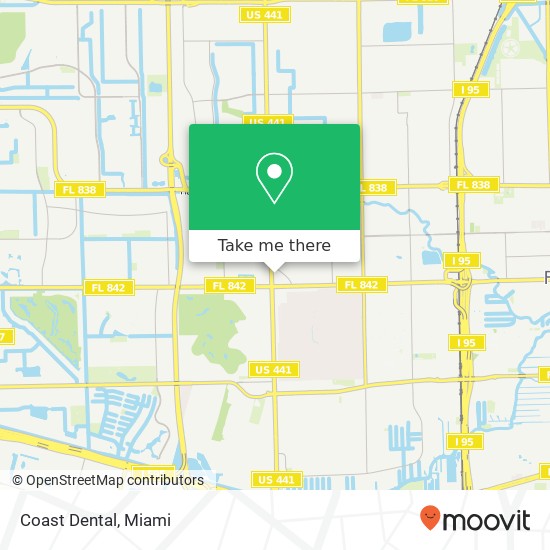 Coast Dental map