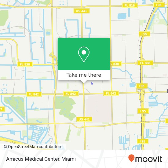 Mapa de Amicus Medical Center