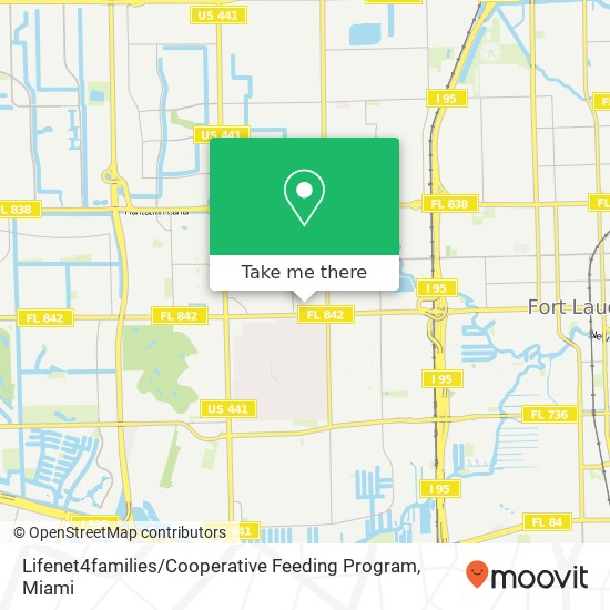 Mapa de Lifenet4families / Cooperative Feeding Program