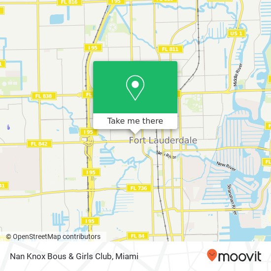 Nan Knox Bous & Girls Club map