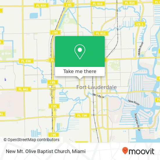 Mapa de New Mt. Olive Baptist Church