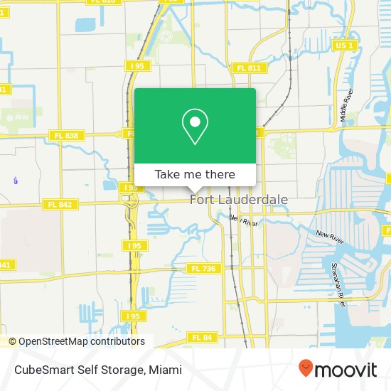 CubeSmart Self Storage map