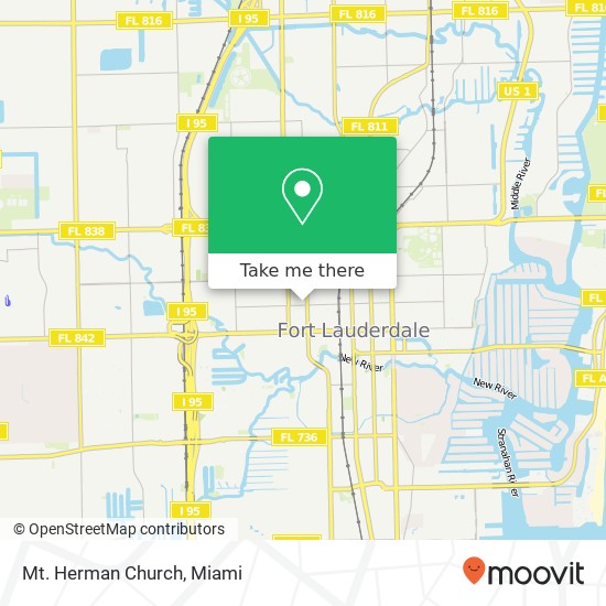 Mt. Herman Church map