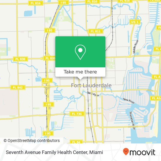Seventh Avenue Family Health Center map