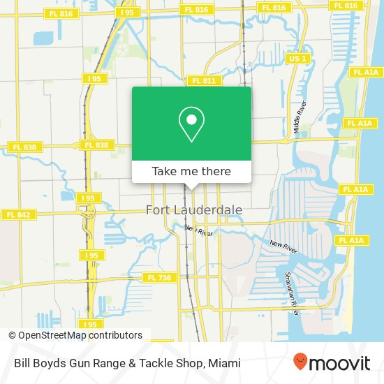 Mapa de Bill Boyds Gun Range & Tackle Shop