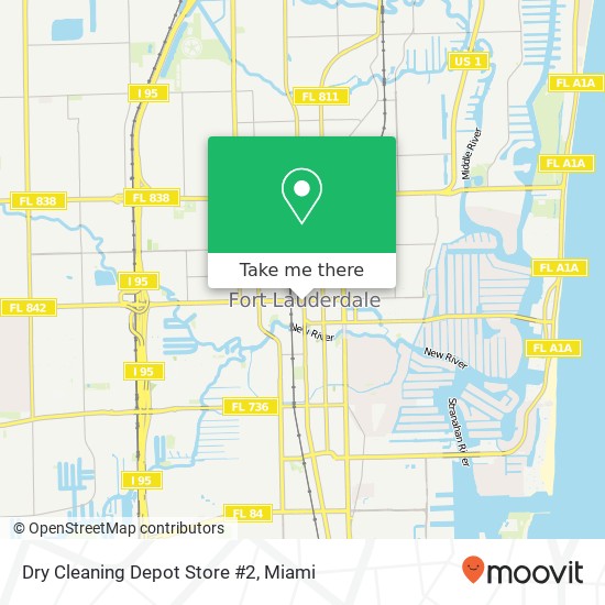 Dry Cleaning Depot Store #2 map