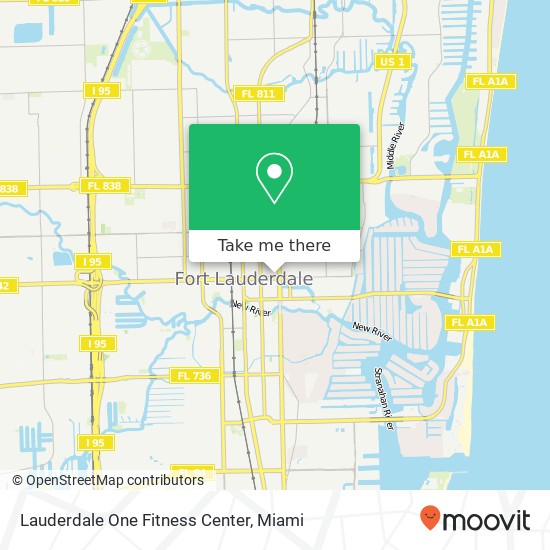 Mapa de Lauderdale One Fitness Center
