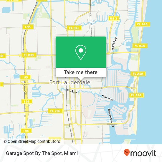 Mapa de Garage Spot By The Spot