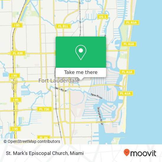 St. Mark's Episcopal Church map