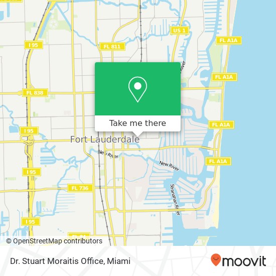 Dr. Stuart Moraitis Office map