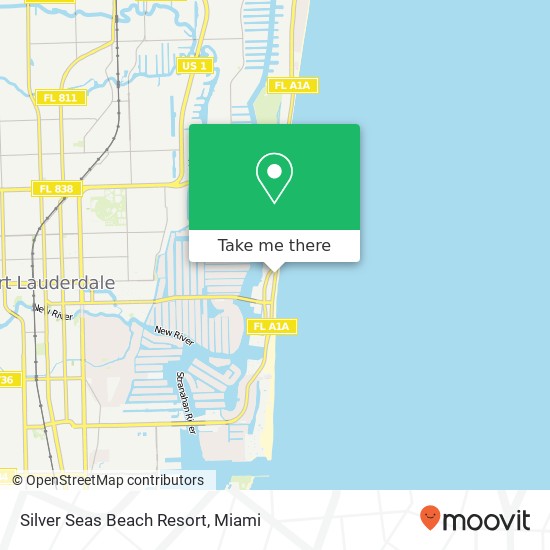 Silver Seas Beach Resort map
