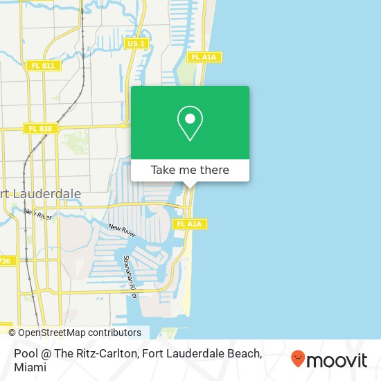 Mapa de Pool @ The Ritz-Carlton, Fort Lauderdale Beach