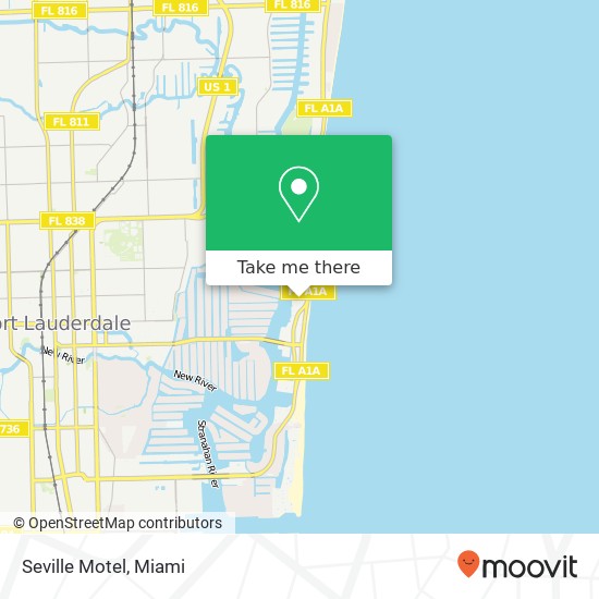 Seville Motel map