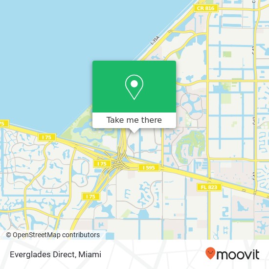 Everglades Direct map