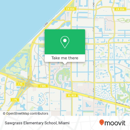Mapa de Sawgrass Elementary School