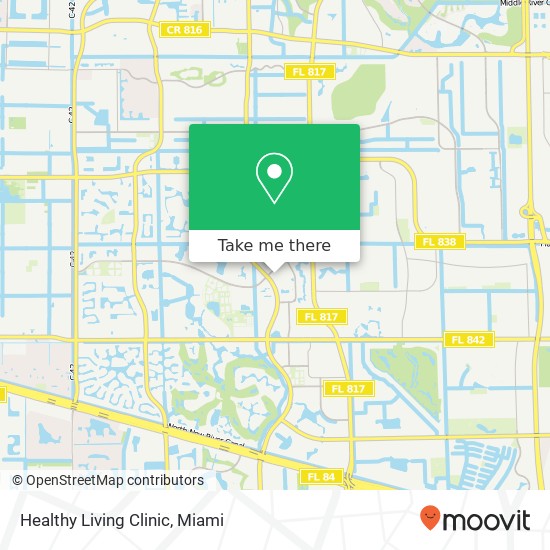 Healthy Living Clinic map