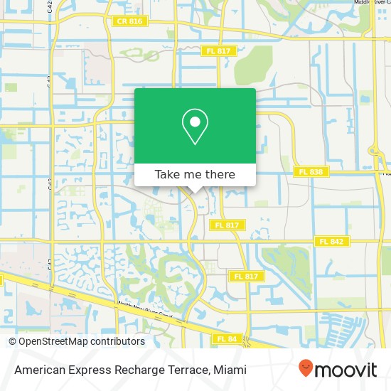 American Express Recharge Terrace map