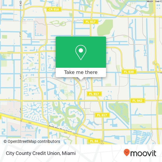 City County Credit Union map