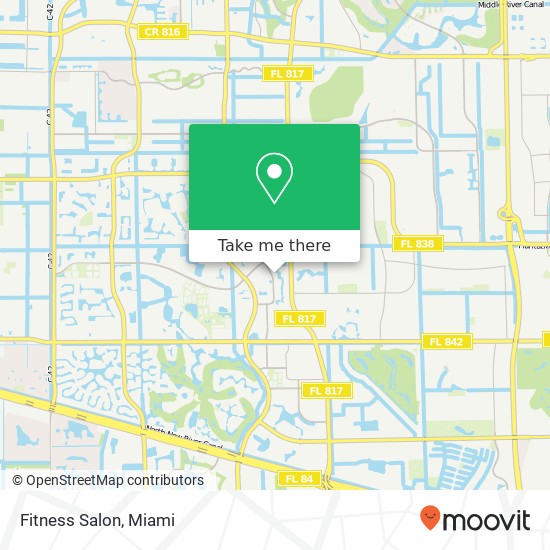 Fitness Salon map