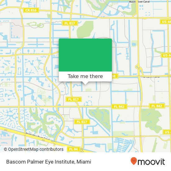Bascom Palmer Eye Institute map