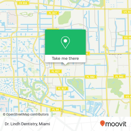 Dr. Lindh Dentistry map