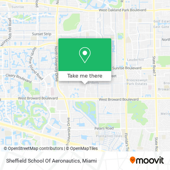 Sheffield School Of Aeronautics map