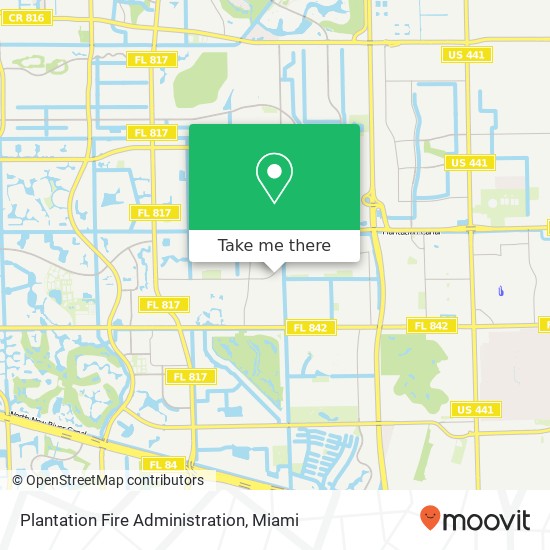 Mapa de Plantation Fire Administration