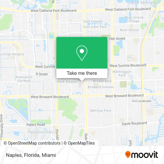 Naples, Florida map