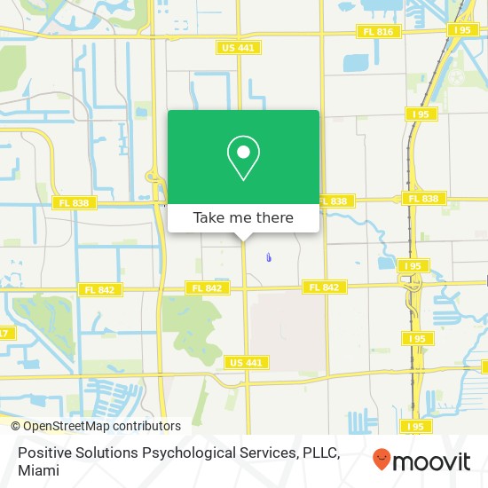 Positive Solutions Psychological Services, PLLC map