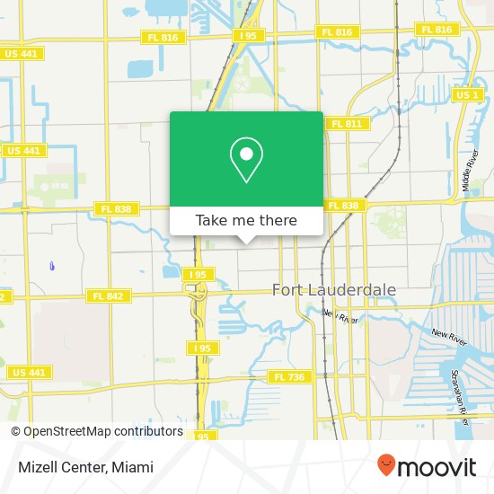 Mizell Center map