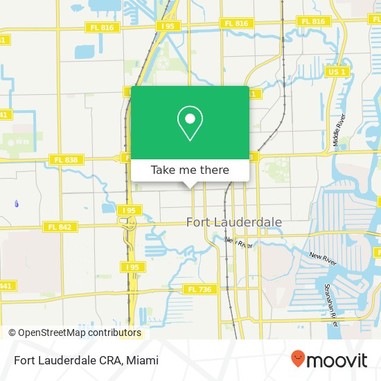 Fort Lauderdale CRA map