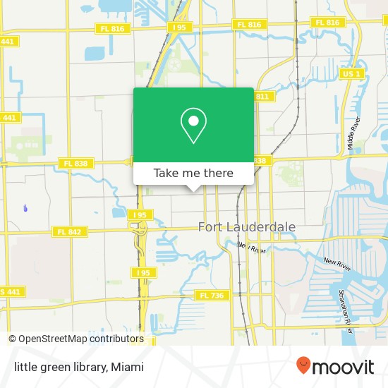 Mapa de little green library