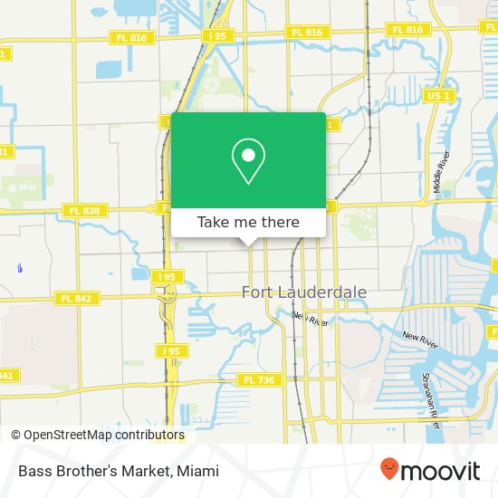 Mapa de Bass Brother's Market