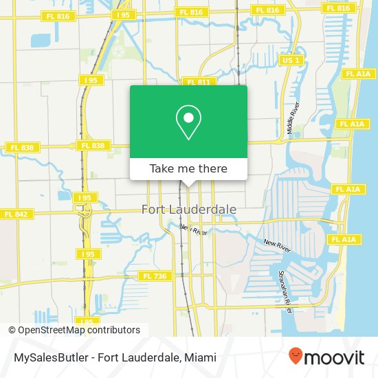 MySalesButler - Fort Lauderdale map