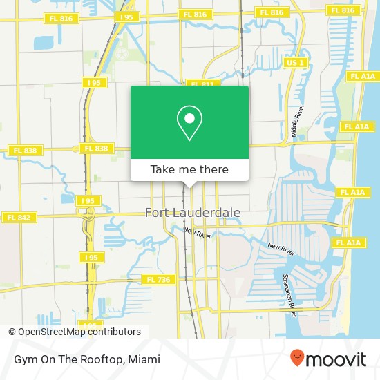 Gym On The Rooftop map