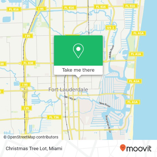 Christmas Tree Lot map