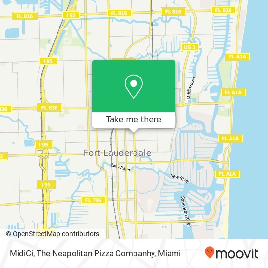 MidiCi, The Neapolitan Pizza Companhy map