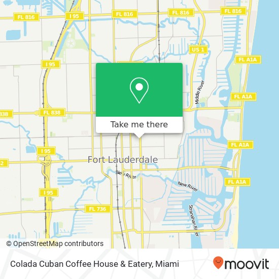 Colada Cuban Coffee House & Eatery map
