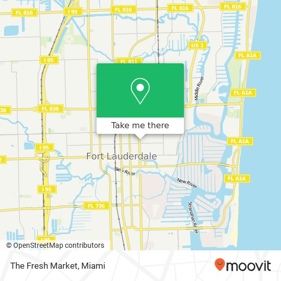 The Fresh Market map