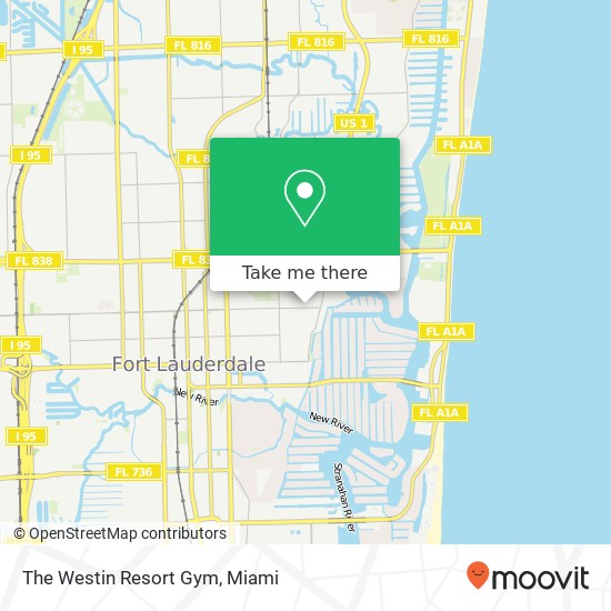 The Westin Resort Gym map