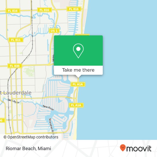 Riomar Beach map