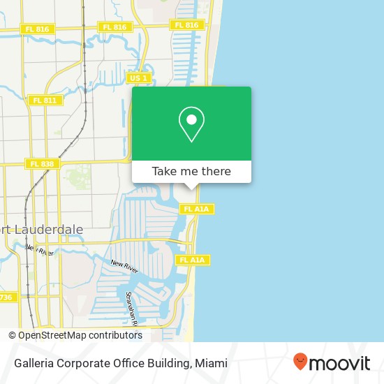 Galleria Corporate Office Building map