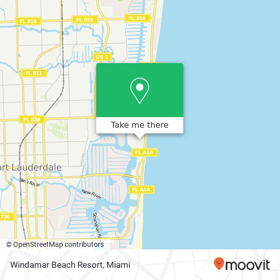 Windamar Beach Resort map