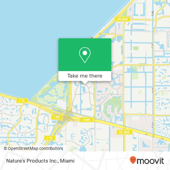 Nature's Products Inc. map