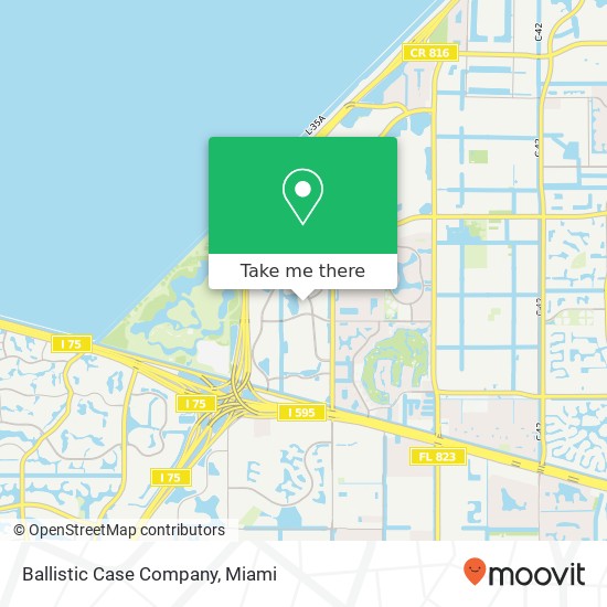 Mapa de Ballistic Case Company