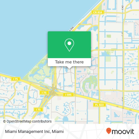 Mapa de Miami Management Inc