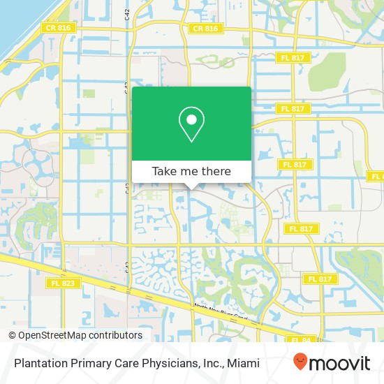 Plantation Primary Care Physicians, Inc. map